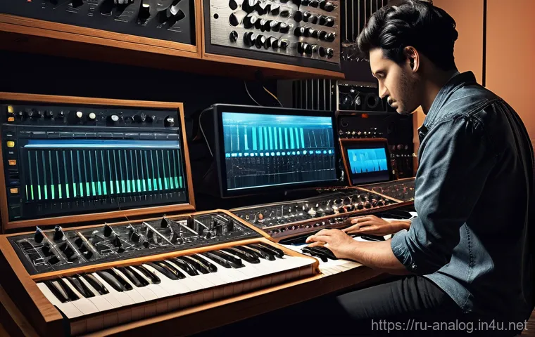 아날로그 악기와 디지털 악기의 차이 - **Prompt 2: The Digital Frontier of Music Creation**
A vibrant, high-definition photograph captu... 아날로그 악기와 디지털 악기의 차이 - **Prompt 2: The Digital Frontier of Music Creation**
A vibrant, high-definition photograph captu...