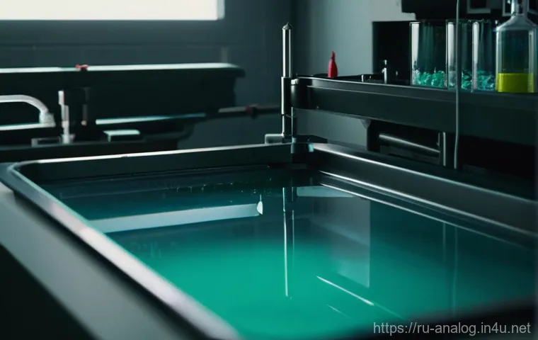 아날로그 카메라 필름 현상 - **Prompt:** A dramatic, close-up perspective from above, showing gloved hands carefully loading a st... 아날로그 카메라 필름 현상 - **Prompt:** A dramatic, close-up perspective from above, showing gloved hands carefully loading a st...